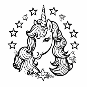 Desenho de celebrações de natal unicórnio para colorir