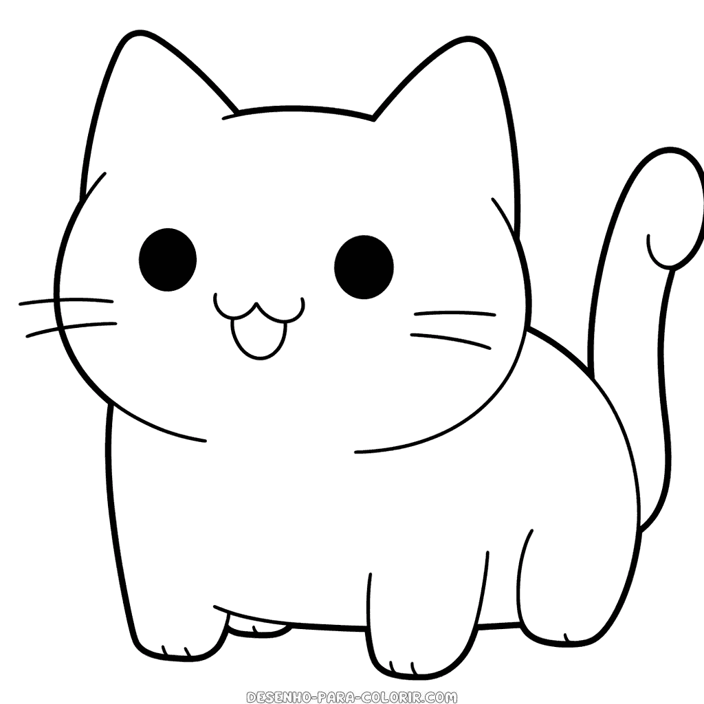 Desenho de gatos de batalha para colorir