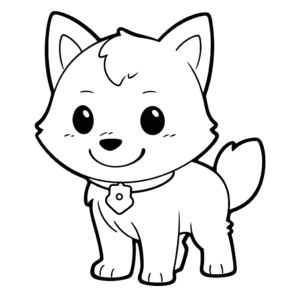 Desenho de livre para imprimir cães para colorir