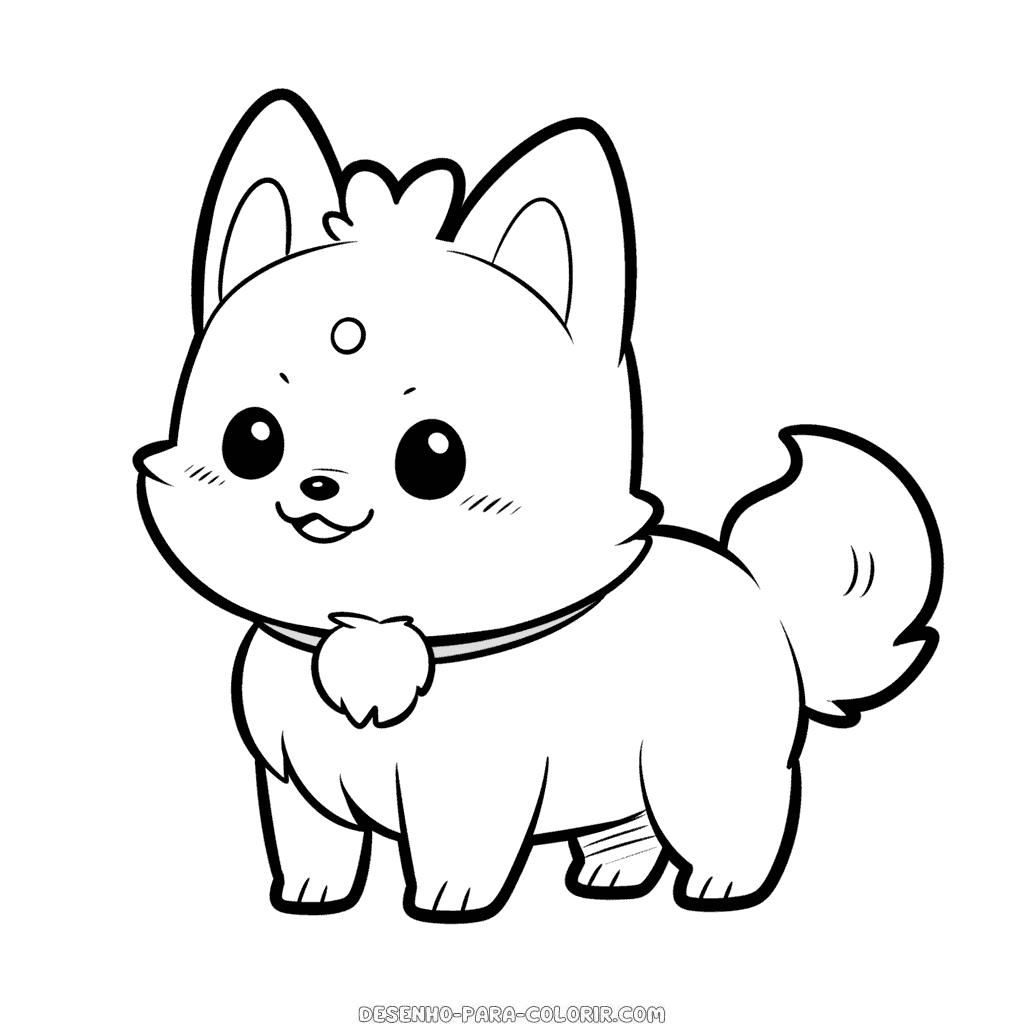 Desenho de o cachorro boo para colorir