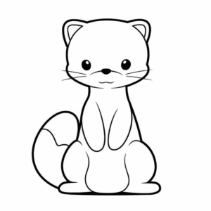 Desenho de marta para colorir