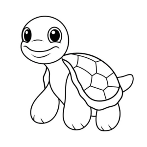 Desenho de tartaruga para colorir