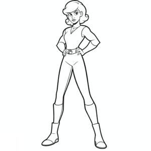 Desenho de april oneil tartarugas ninja adolescentes mutantes para colorir