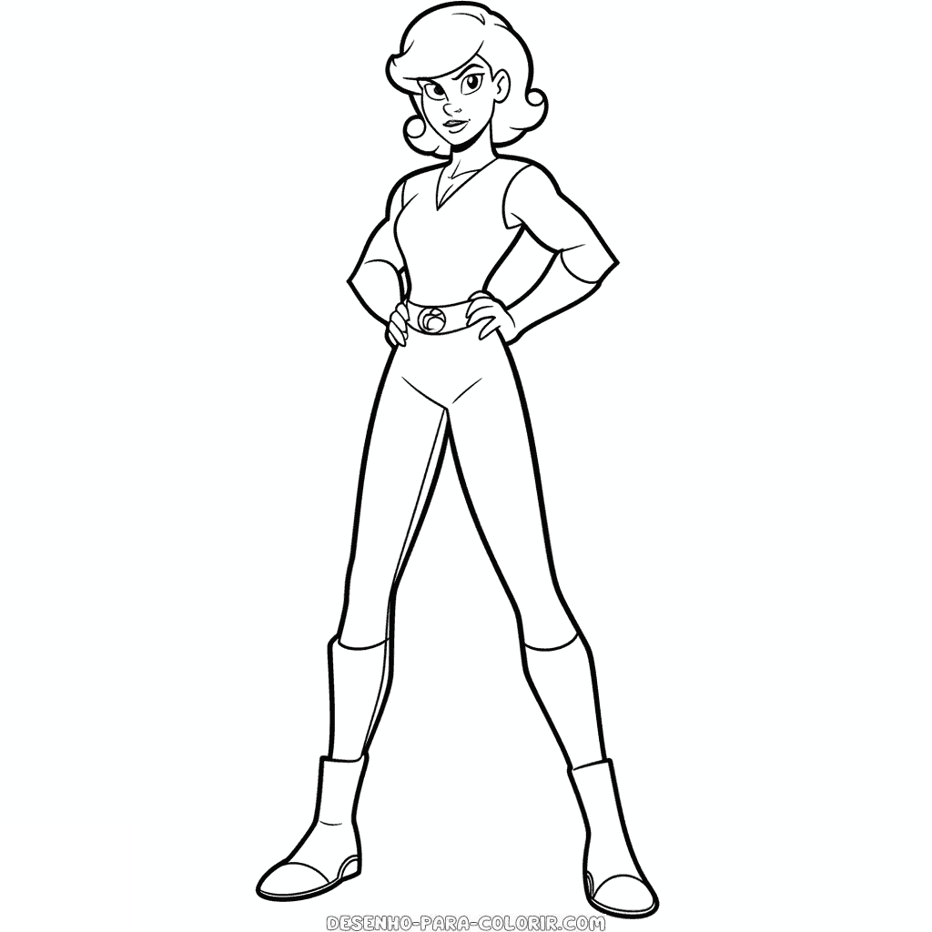 Desenho de april oneil tartarugas ninja adolescentes mutantes para colorir