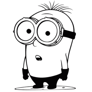 Desenho de minions meu malvado favorito para colorir