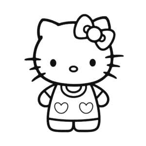 Desenho da Hello Kitty para Adultos para Colorir