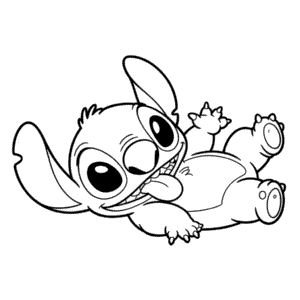 Desenho do Fofinho Stitch para Colorir