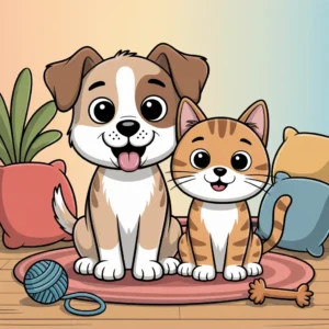Desenhos de Animais de Estimação para Colorir