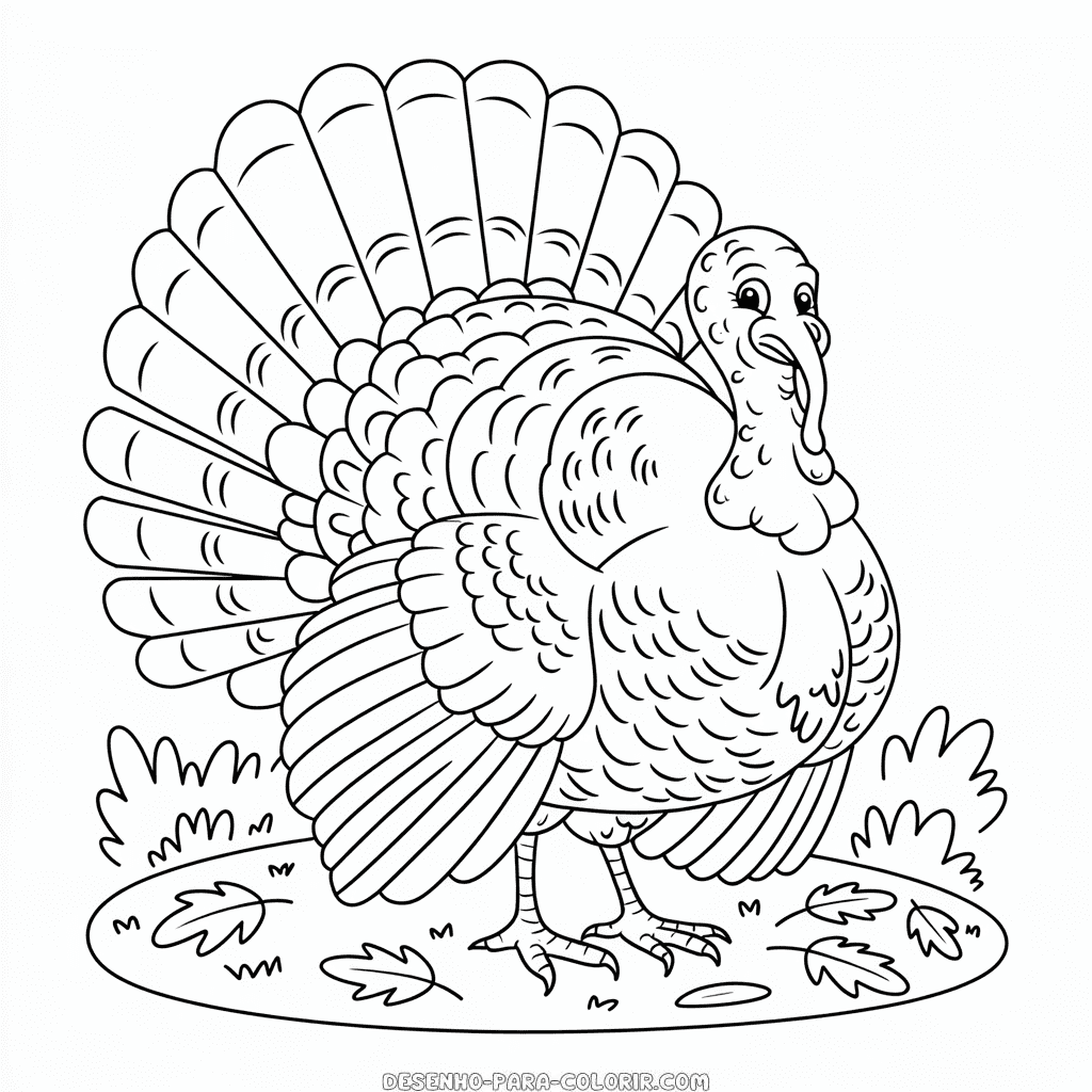 Desenho do Grande Peru para Colorir