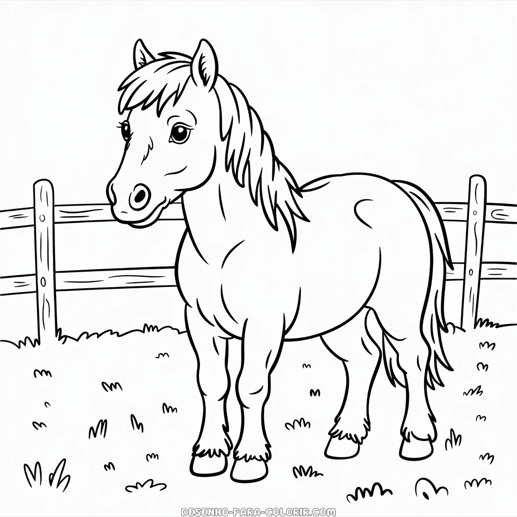 Desenho do Verdadeiro Pônei para Colorir