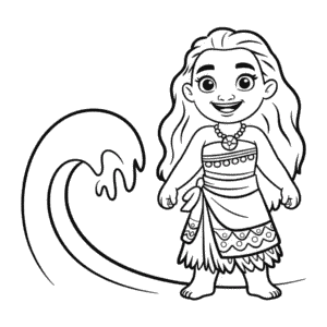 Desenho da Princesa Disney para Colorir