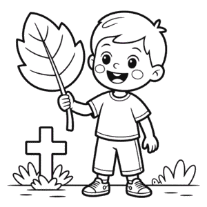 Desenho da Bíblia do Outono para Colorir