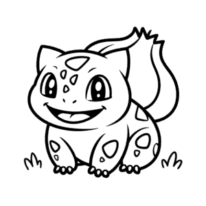 Desenho do Bulbassauro para Colorir