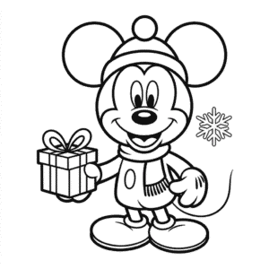 Desenho do Feriado do Mickey Mouse para Colorir