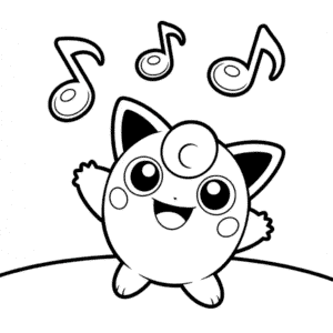 Desenho do Jigglypuff para Colorir