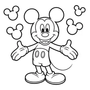 Desenho do Mickey para Colorir