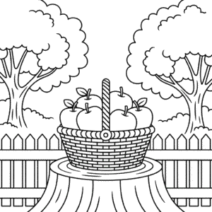 Desenho do Outono Difícil para Colorir