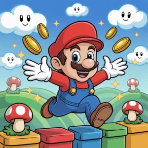 Desenhos de Mario para Colorir