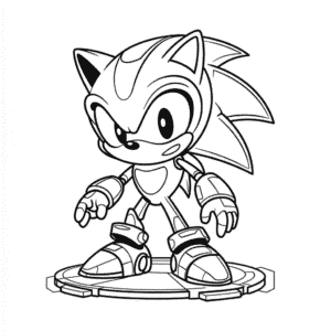 Desenho do Sonic Robô para Colorir